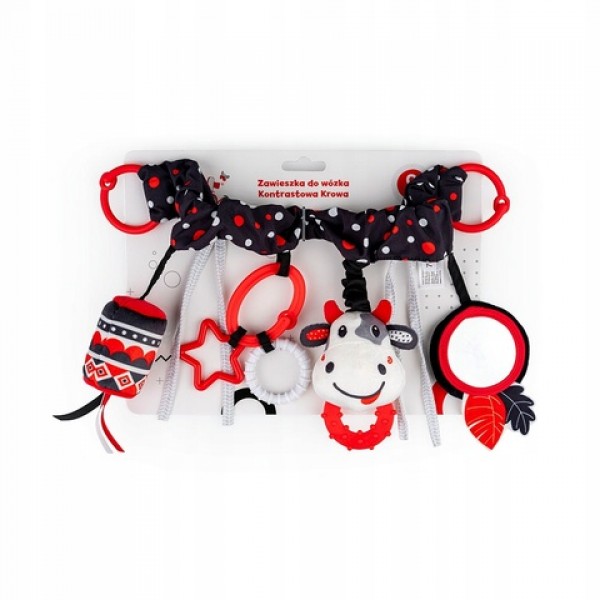 Piekarināma rotaļlieta CONTRAST COW 28198-MAZUĻIEM (~0-5 gadi)-bebis.lv