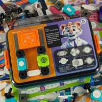 Electronics educational set 45 pieces 12 cards, 2916