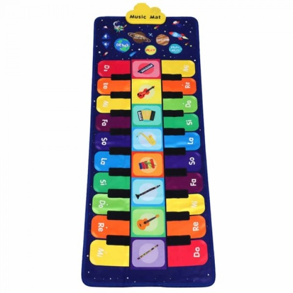 Children's interactive dance mat 8 instruments 10 melodies-Rotaļlietas-bebis.lv