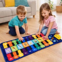 Children's interactive dance mat 8 instruments 10 melodies