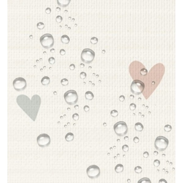 Soft baby changing mat MINI HEARTS 70x47 cm 41279-Children's furniture-bebis.lv