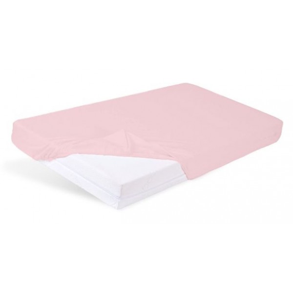 Palags trikotāžas mitrumnecaurlaidīgs 160x80 cm PINK (4289)-Gultas veļa un piederumi-bebis.lv