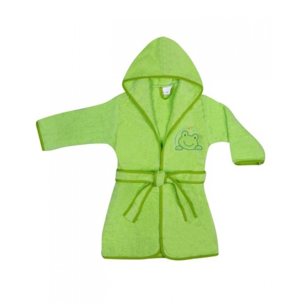 Halāts frotē Green Frog 104/110 cm (44689) Halāts frotē Green Frog 104/110 cm (44689)-Vannošana un peldēšana-bebis.lv