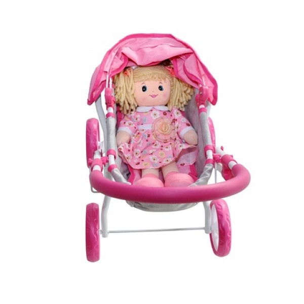 Stroller for dolls DORI Prestige 52347-Rotaļlietas-bebis.lv