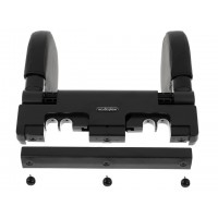 Head and neck adjustable car headrest black KX5705