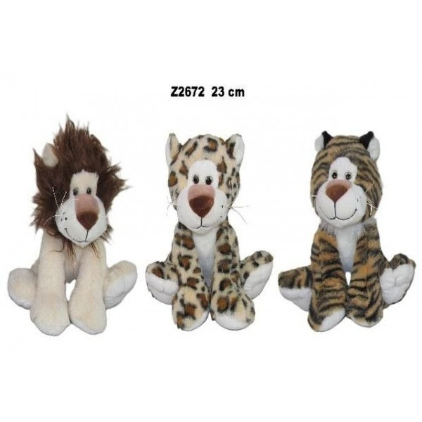 Wild animal, 23 cm, various models, Z2672-Rotaļlietas-bebis.lv