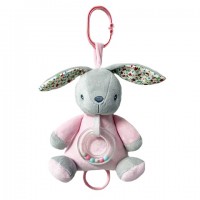 Musical toy RABBIT pink 18 cm 9194