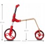 Balansa ritenis-skrejritenis EVO 360° red J02.006.1.1-Bērnu transportlīdzekļi-bebis.lv