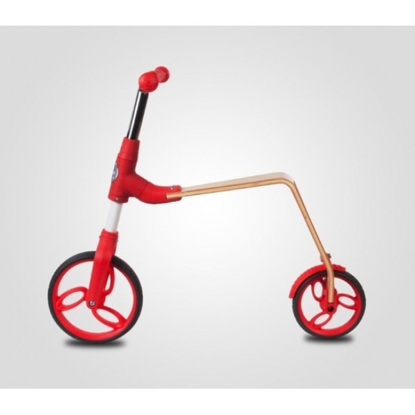 Balansa ritenis-skrejritenis EVO 360° red J02.006.1.1-Bērnu transportlīdzekļi-bebis.lv