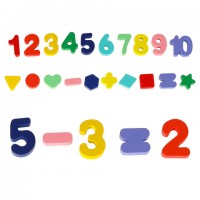 Koka puzle-šķirotājs MATEMĀTIKA KX6209