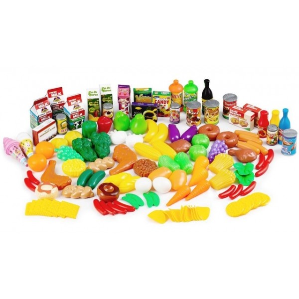 TOY FOOD PRODUCTS SET 120 el. 65517-Rotaļlietas-bebis.lv