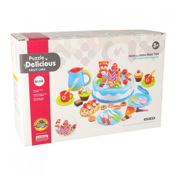 Cake for Decorating and Slicing 80 pc., KX7593-Rotaļlietas-bebis.lv