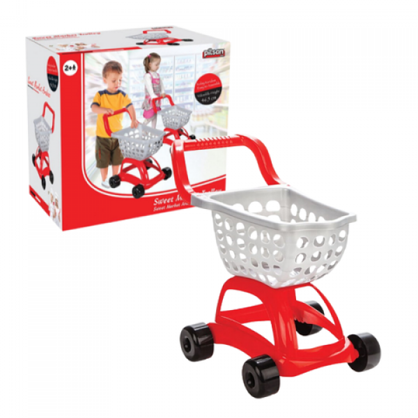 Тележка для покупок SWEET MARKET CART 76046-Игрушки-bebis.lv