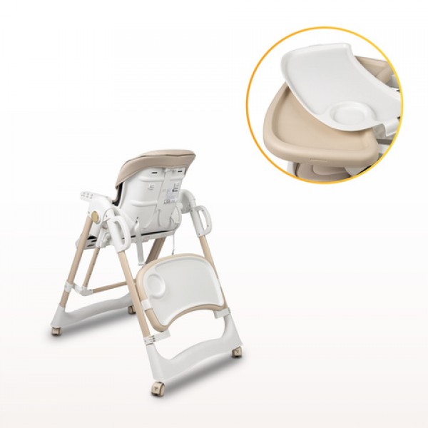 Krēsliņš NESTO beige 3-in1: barošanai,šūpošanai,atpūtai-Bērnu mēbeles-bebis.lv