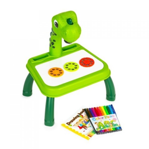 Projektors DINO ar attēliem+aksesuāri, 79509-Rotaļlietas-bebis.lv