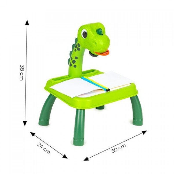 Projektors DINO ar attēliem+aksesuāri, 79509-Rotaļlietas-bebis.lv