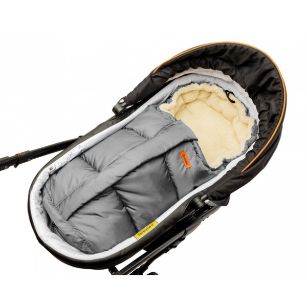 Guļammaiss COMBI WOOL 3in1 grey (sillo-8476)-Ratiņi un piederumi-bebis.lv