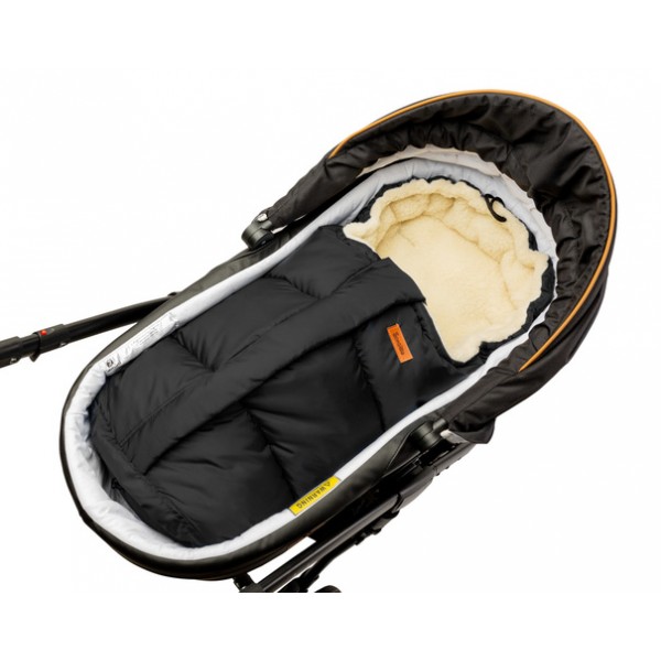 Guļammaiss COMBI WOOL 3in1 black (sillo-8478)-Ratiņi un piederumi-bebis.lv