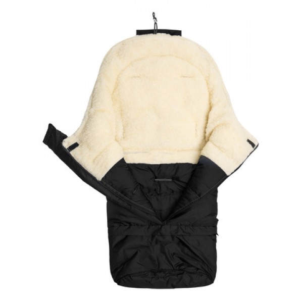 Guļammaiss COMBI WOOL 3in1 black (sillo-8478)-Ratiņi un piederumi-bebis.lv
