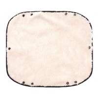 Ratiņu cimdi-mufta BLACK (8506)