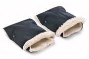 Ratiņu cimdi-mufta BLACK (sillo-8507)