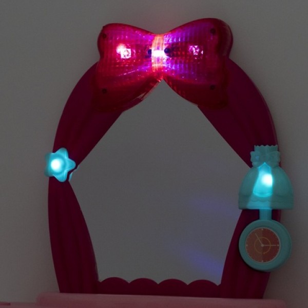 Детский туалетный столик с музыкой и стульчиком для кормления BABY MIX--bebis.lv