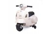 Baby Mix Vespa elektriskais motocikls baltā krāsā