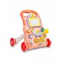 EDUCATIONAL TOY - PUSHER ZOO pink 9019-MAZUĻIEM (~0-5 gadi)-bebis.lv