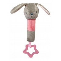 Squeaky toy BUNNY, 17 cm, 9359