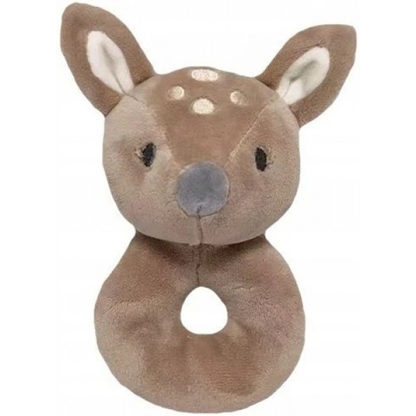 Plush rattle BABY DEER 18 cm 9509-MAZUĻIEM (~0-5 gadi)-bebis.lv
