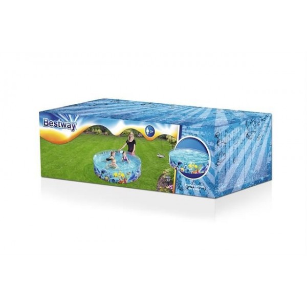Baseins 183x38 cm Bestway 55030 (9875) Baseins 183x38 cm Bestway 55030 (9875)-Vannošana un peldēšana-bebis.lv