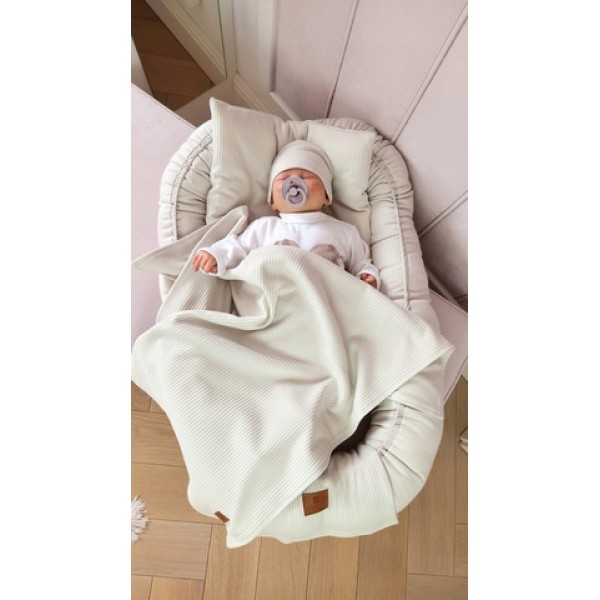 Ligzda-kokons MIMINU SOFT blue 98877-Preces māmiņai-bebis.lv