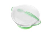 Bļoda ar piesūcekni+karote A0504