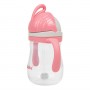 Non-spill cup with weighted straw NAVY BLUE/YELLOW A0676 pink-Feeding your baby-bebis.lv