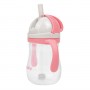 Non-spill cup with weighted straw NAVY BLUE/YELLOW A0676 pink-Feeding your baby-bebis.lv