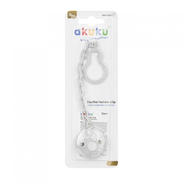 Soother holder with a clip A0700-BABY CARE-bebis.lv