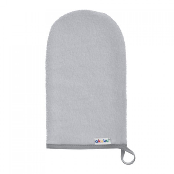 Baby Washing Mitten AKUKU A1128 GREY-Vannošana un peldēšana-bebis.lv
