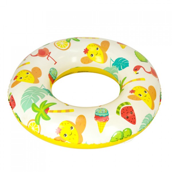 Бассейн 122x20 cm+круг+мяч 51124, KX5894-Купание и плавание-bebis.lv