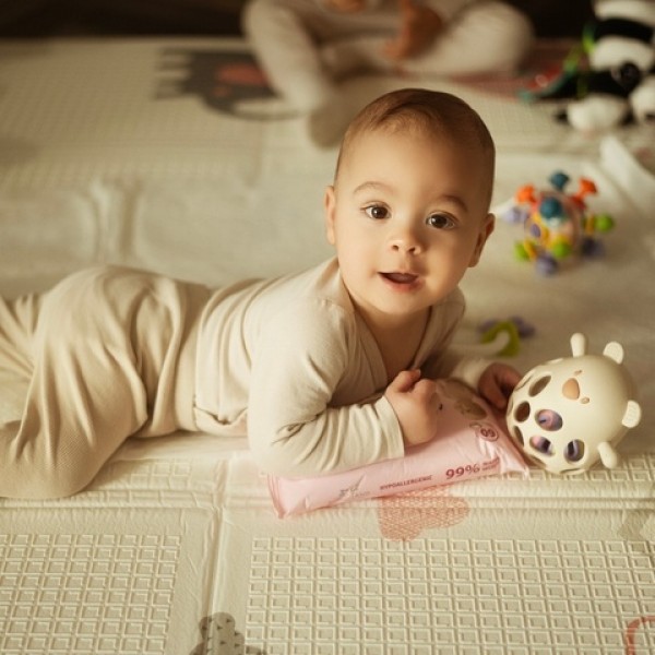 Silicone toy with a rattle BEAR BL259-MAZUĻIEM (~0-5 gadi)-bebis.lv