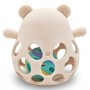 Silicone toy with a rattle BEAR BL259-MAZUĻIEM (~0-5 gadi)-bebis.lv