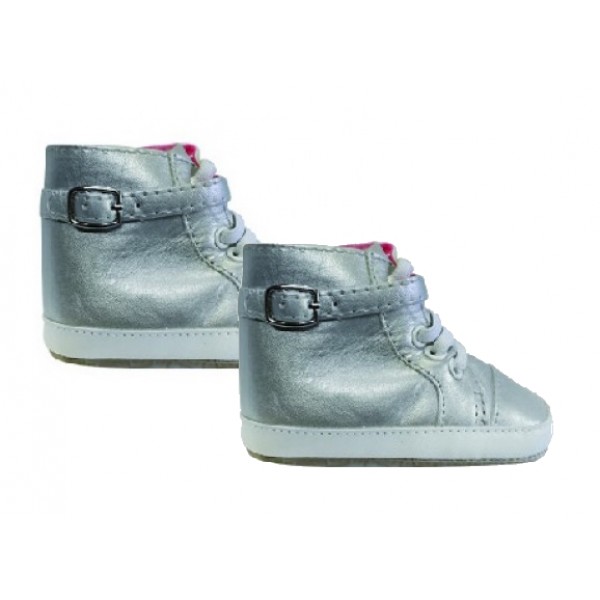 Baby shoes for children 6-12 months, ZB-191ZM, silver - on sale-Childrens clothing-bebis.lv