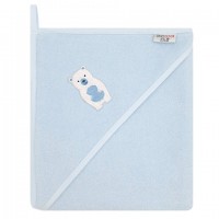 Dvielis ar kapuci BLUE RABBIT 80x80cm BL222