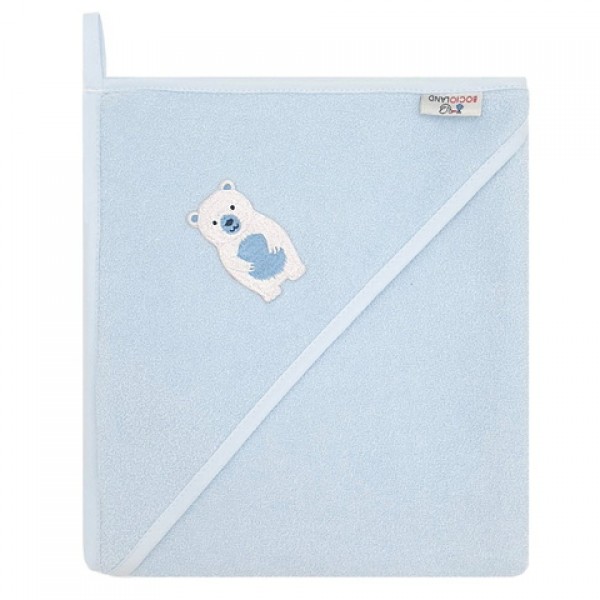 Dvielis ar kapuci BLUE RABBIT 80x80cm BL222-Vannošana un peldēšana-bebis.lv