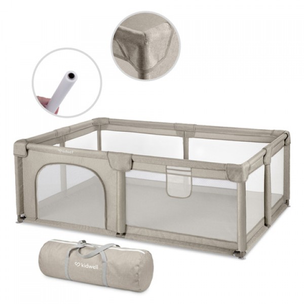 FANKO beige playpen 180x200 cm-Children's furniture-bebis.lv