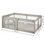 FANKO beige playpen 180x200 cm-Children's furniture-bebis.lv