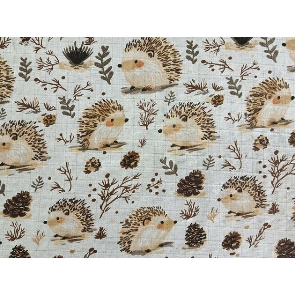 Muslin nappy  HEDGEHOG 70x80 cm-Gultas veļa un piederumi-bebis.lv