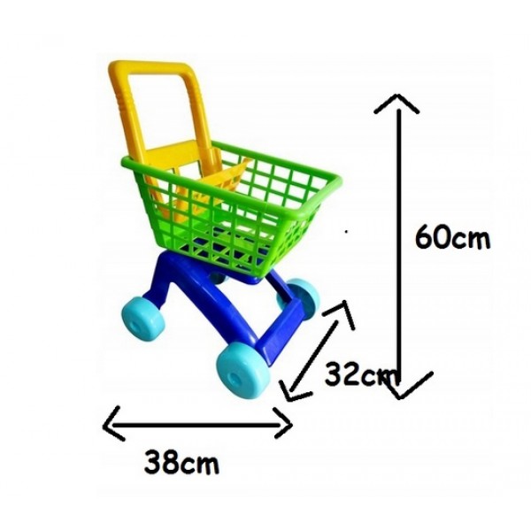 Veikala rati pirkumiem 38х32х60 сm H5470-Rotaļlietas-bebis.lv
