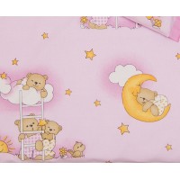 Autiņš flaneļa BEAR&LADDERS 70x80 cm (4388)