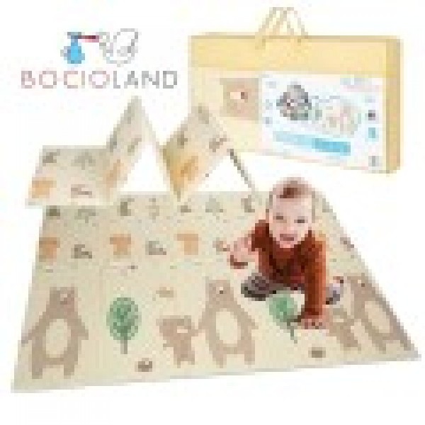 Saliekams izglītojošs paklājiņš SMALL BEAR 150x200 cm BL124 Saliekams izglītojošs paklājiņš SMALL BEAR 150x200 cm BL124-MAZUĻIEM (~0-5 gadi)-bebis.lv