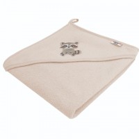 Dvielis ar kapuci RACOON 80x80 cm BL217